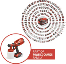 Färgspruta EINHELL Power X-Change TC-SY 18/60 Li-Solo utan batteri och laddare
