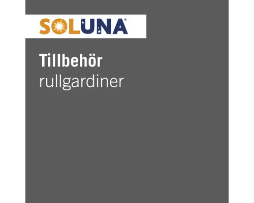Soluna logotyp. Tillbehör rullgardiner