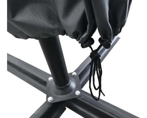 Skyddshuva med dragsko för parasollfot