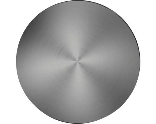 Rund platta i rostfritt stål