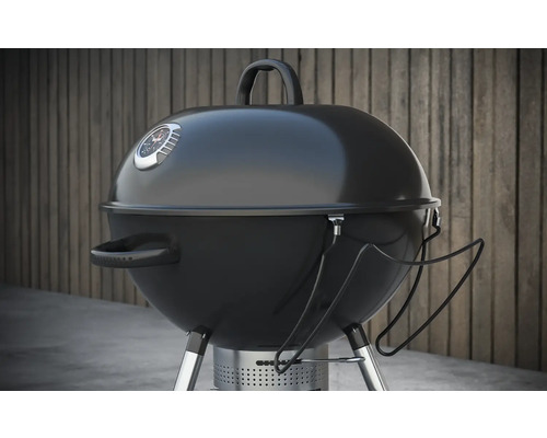 Klotgrill med temperaturmätare