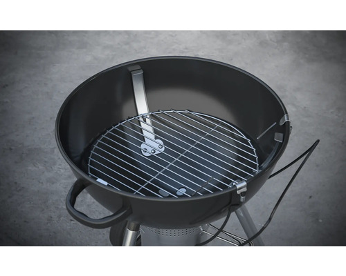 Klotgrill med grillgaller inuti
