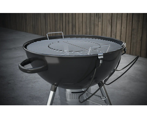 Kolgrill med grillgaller