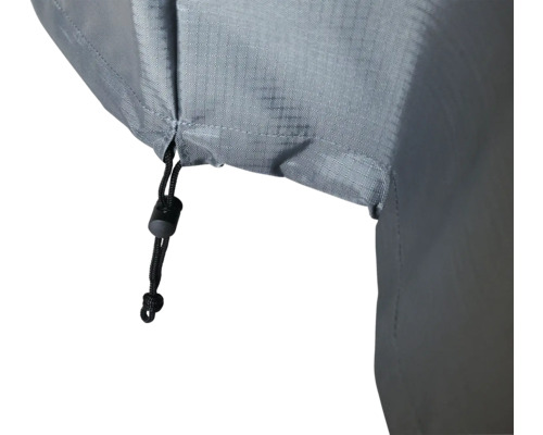 Närbild av ett skydd med dragsko