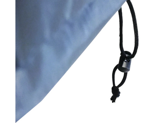 Detaljvy av ett skyddshölje med dragsko