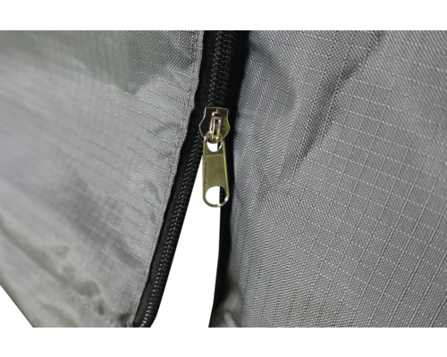 Detaljvy av dragkedja