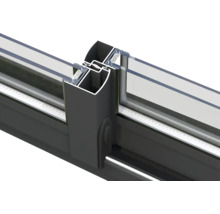 Attefallshus PALMAKO Andrea 11,2+7,9m² Slide plus vit/transparent