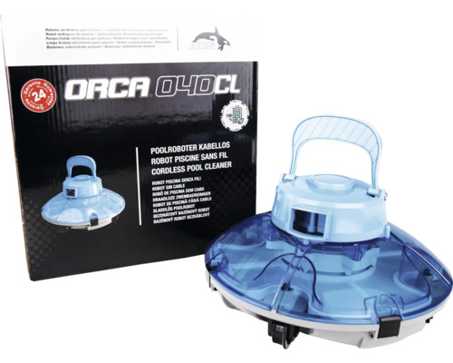 Orca 040 CL sladdlös poolrobot med förpackning