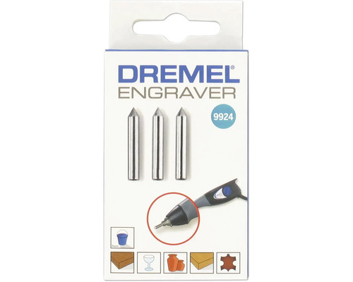 Dremel graveringsstift 9924 i set
