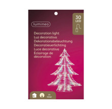 Lumineo dekorationsbelysning i form av en julgran med 30 lysdioder