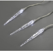 Ljusslinga med istappar