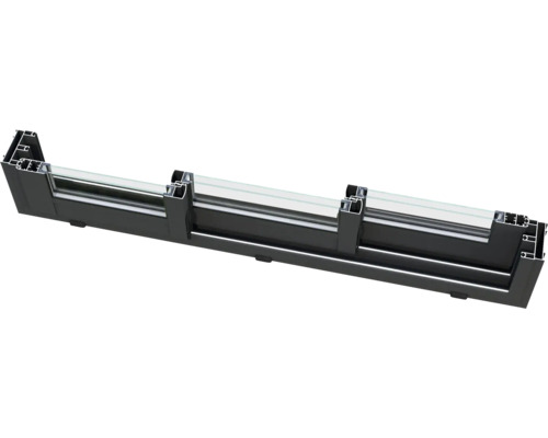 Fönsterprofil av plast med glas