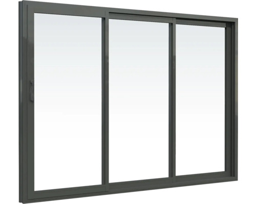 Skjutfönster med tre bågar