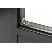 Attefallshus PALMAKO Andrea 17,1m² Slide Plus vit/transparent