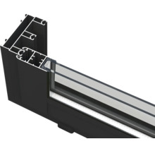 Attefallshus PALMAKO Andrea 17,1+7,9m² Slide Plus vit/transparent
