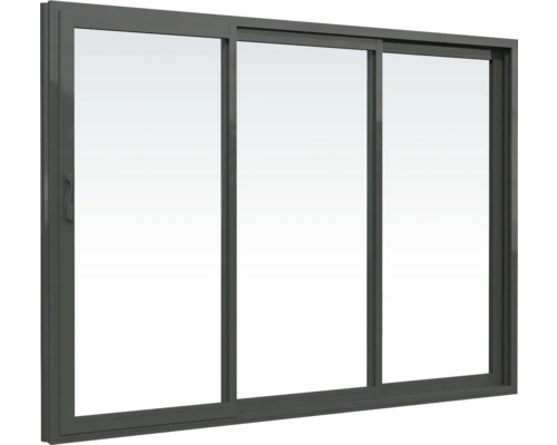 Skjutfönster med tre bågar