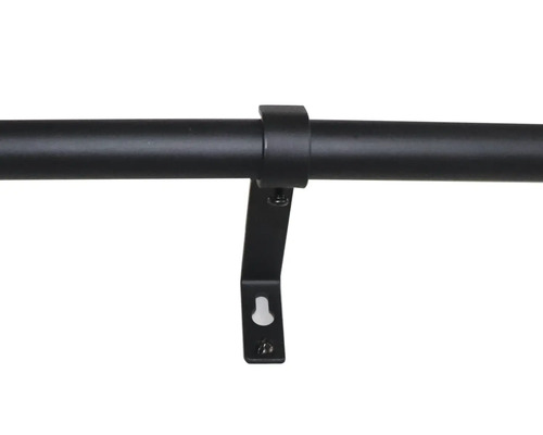 Gardinstång med fäste för väggmontering