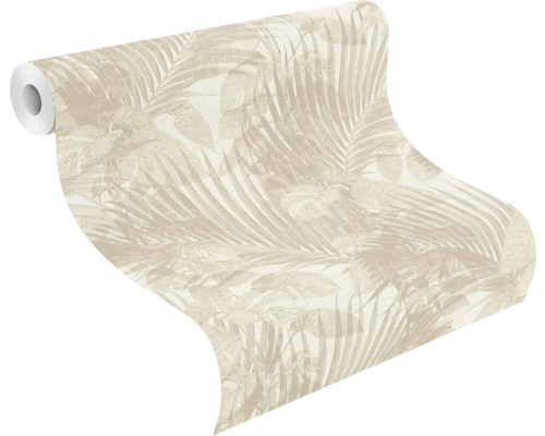 Tapetrulle med växtmönster