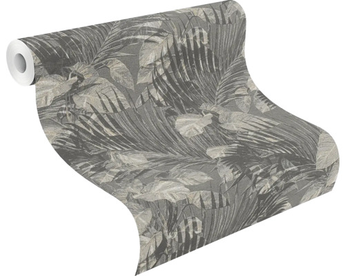 Tapetrulle med växtmönster