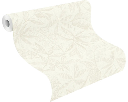 Tapetrulle med bladmönster