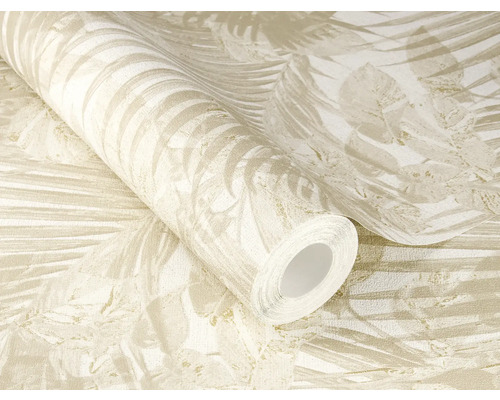 Tapetrulle med bladmönster