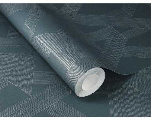 Tapetrulle med geometriskt linjemönster