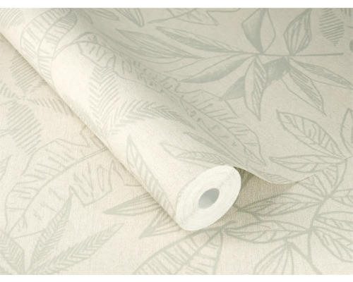 Tapetrulle med bladmönster