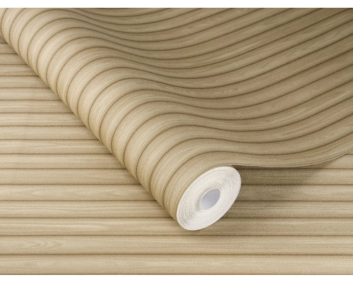 Tapetrulle med träplanksmönster
