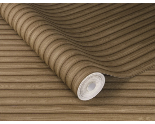 Tapetrulle med träutseende