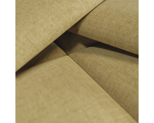 Närbild av en vadderad väggpanel