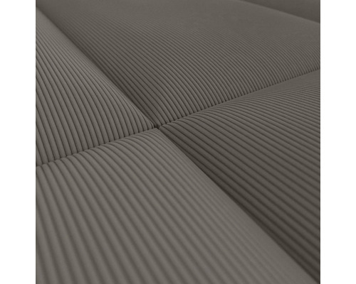 Närbild av ett ribbat möbeltyg
