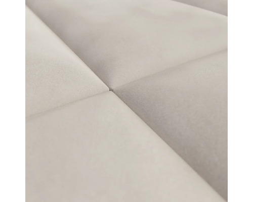 Närbild av en vadderad väggpanel