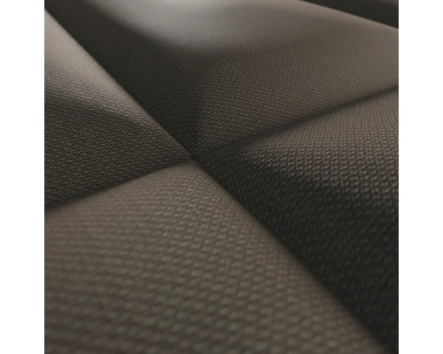 Närbild av strukturerade väggpaneler