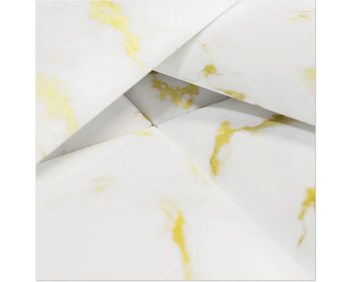 Närbild av vinylgolv med marmorutseende