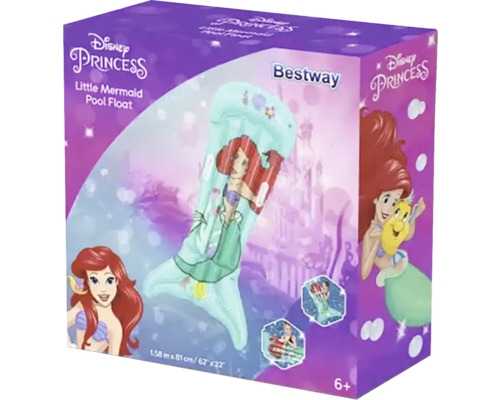 Bestway Disney Princess Ariel luftmadrass i förpackning