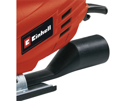 Detaljvy av en Einhell sticksåg