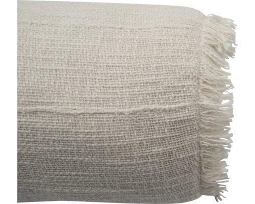 Prydnadskudde med fransar