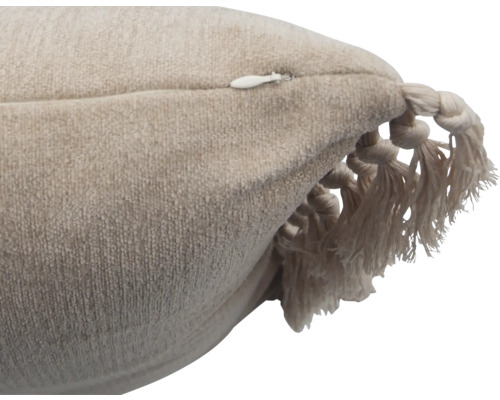 Prydnadskudde med fransar