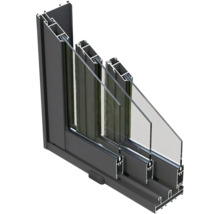 Friggebod PALMAKO Ines 13,7m² Slide vit/transparent