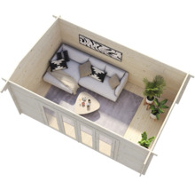 Friggebod PALMAKO Ines 480x300cm 14,4m² (inv. 13,7m²) natur