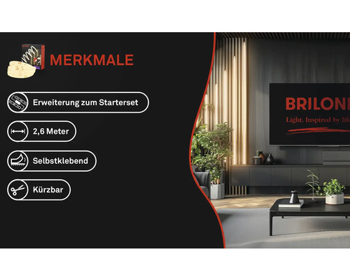 Produktfunktioner: Förlängning till startsetet, 2,6 meter, självhäftande, kan kortas.