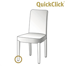 Stolsben med QuickClick möbelglid