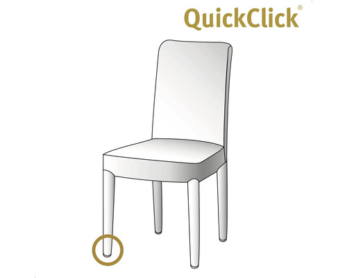 Stolsben med QuickClick möbelglid