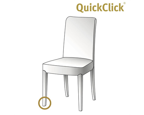 Stol med QuickClick glid för möbler