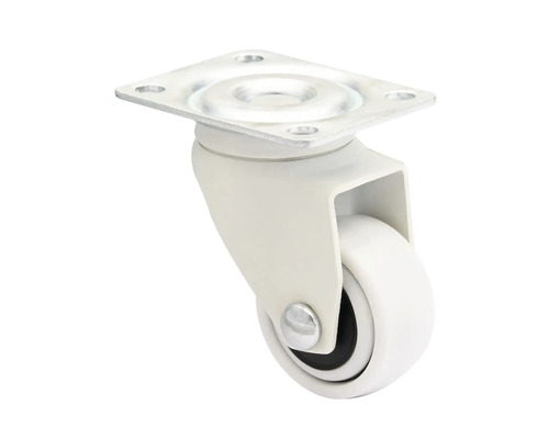 Svängbart hjul med monteringsplatta