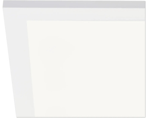 Utsnitt av en vit ram