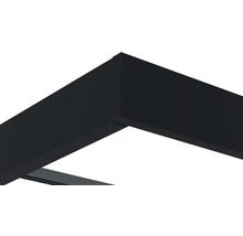 Detaljvy av ett hörn av ett terrassöverdrag