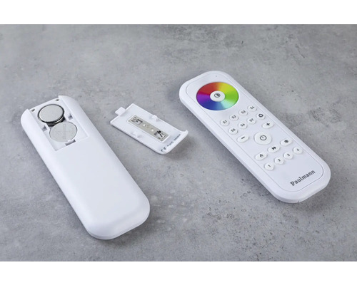 Paulmann fjärrkontroll med färghjul och batterier
