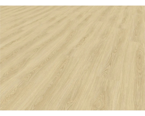 Ljust laminatgolv med trästruktur