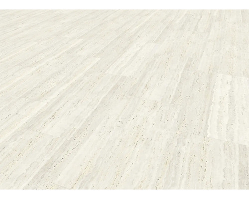 Lagt vinylgolv med stenutseende